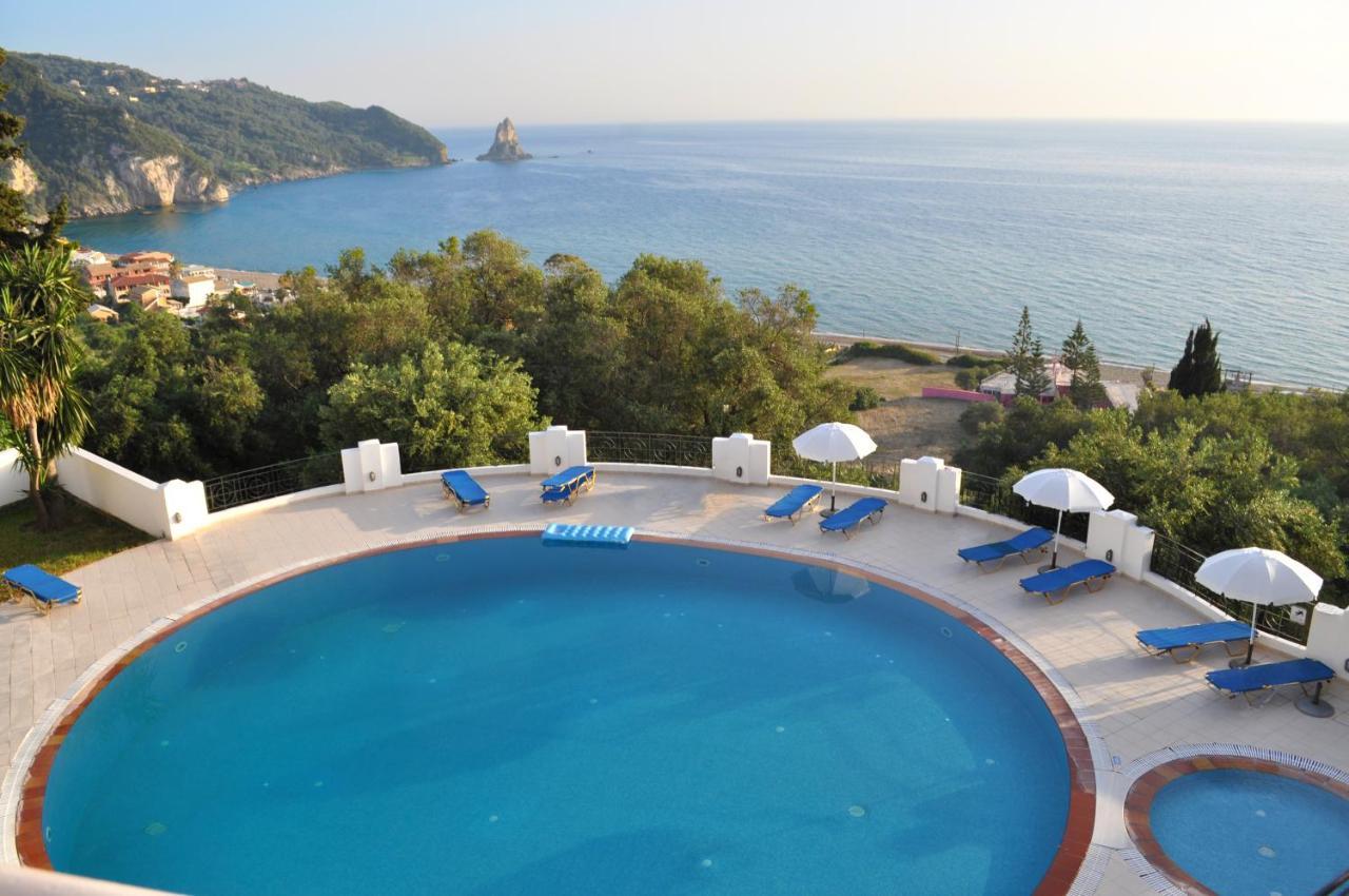 Holiday Apartments Maria With Pool - Agios Gordios Beach 外观 照片