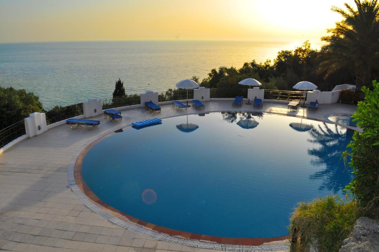 Holiday Apartments Maria With Pool - Agios Gordios Beach 外观 照片