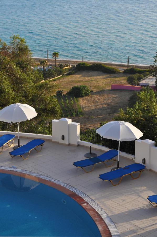 Holiday Apartments Maria With Pool - Agios Gordios Beach 外观 照片