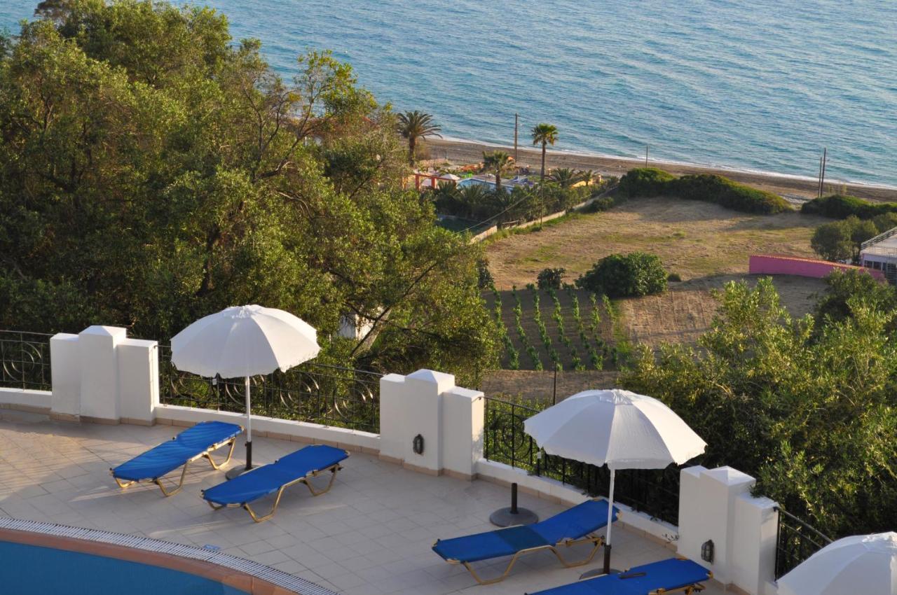 Holiday Apartments Maria With Pool - Agios Gordios Beach 外观 照片