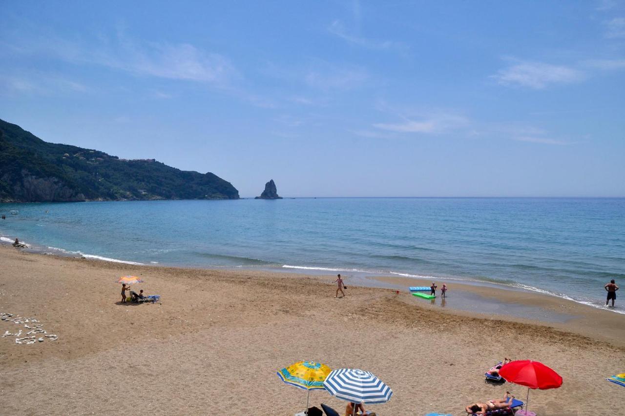 Holiday Apartments Maria With Pool - Agios Gordios Beach 外观 照片